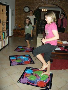 Dance twister with Jade & Bron